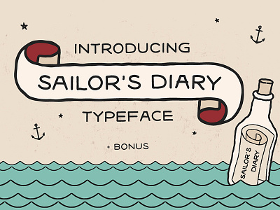 Sailors Diary Sans Typeface