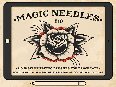 Magic Needles Procreate Brushes