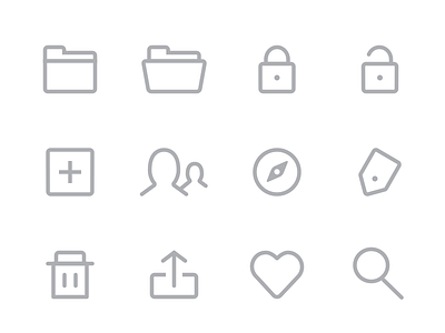 Interface icons