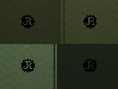 JR Monogram book brand branding colours design font greens illustrator j jrdickie lettering letters logo monogram r textured effect textures typography vintage