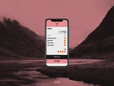 DailyUI #046 Invoice