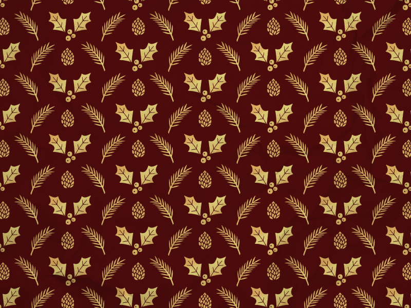 Red gold wrapping paper mock