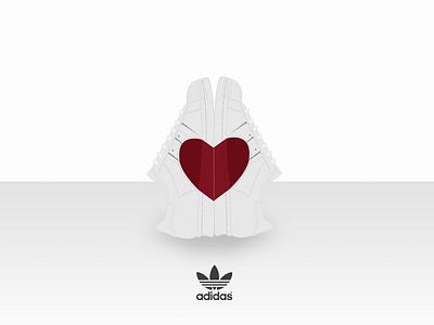 Happy Valentines Day adidas fashion heart illustrator logo love shoes sneaker superstars trainers valentines