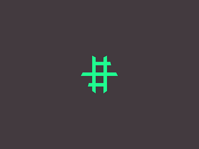 HypeScale app clean design h hype icon letters logo minimal monogram s symbol