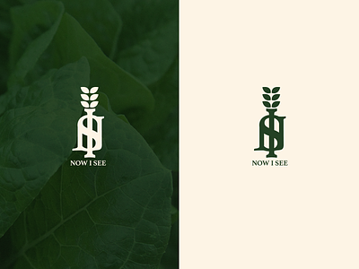 Now I See brand branding earth environment health icon jrdickie logo monogram symbol vegan vegetrian