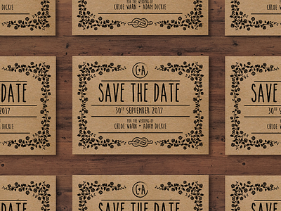 Vintage Save the Dates brand branding card event jrdickie print recycled save the dates stationary vintage wedding