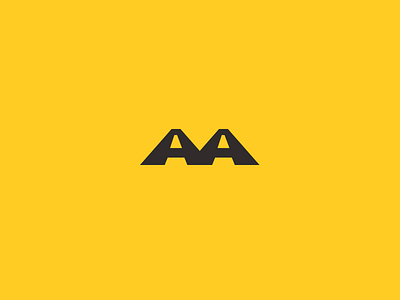 AA Rebrand Concept aa brand branding clean icon jrdickie logo rebrand road symbol