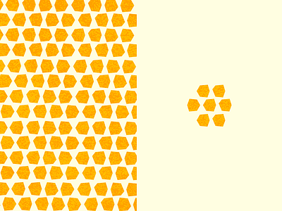 Honeycomb Pattern animal bee design hexagon honey insects jrdickie minimal pattern sketch sketchapp vegan