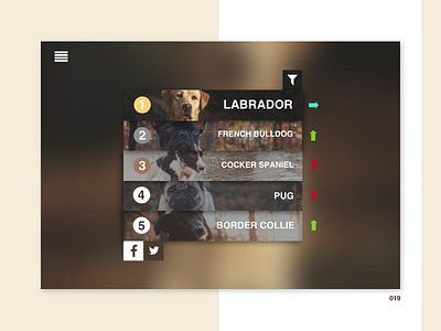 DailyUI #019 Leaderboard