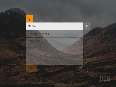 DailyUI #028 Contact Us
