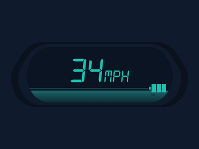 DailyUI #034 Car Dashboard