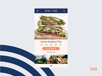 DailyUI #040.2 Recipe 040 brand branding button dailyui dailyui040 design food jrdickie mobile recipe review scoring sketch sketchapp ui uidesign ux uxdesign vegan