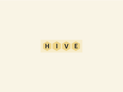 Hive animal app bee brand branding clean concept design hive honey icon jrdickie logo logodesign minimal process shapes typography vector website