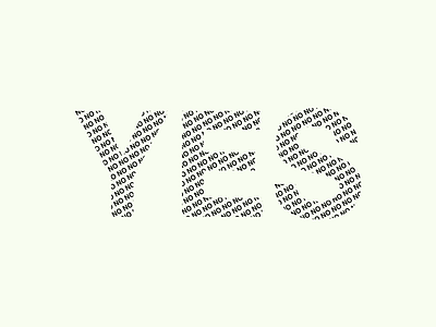 Yes! No! clean creative design digital font helvetica jrdickie lettering letters minimal no pattern simple sketch sketchapp text type typography vector yes