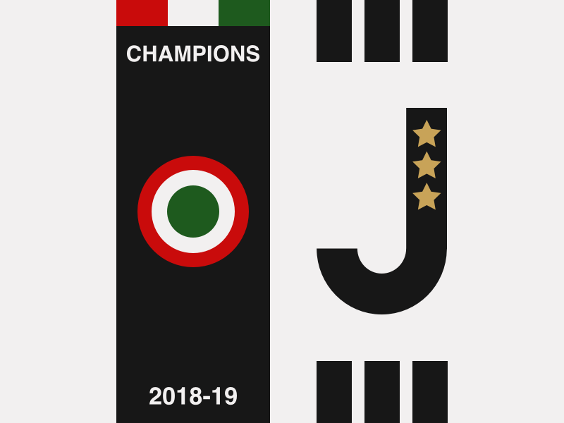 Juventus 2018 19 Champions By Jrdickie On Dribbble
