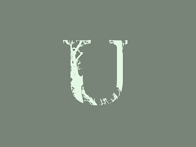 U 36 36 days of type 36 days of type lettering branch challenge design experiment illustration jrdickie letter lettering letters nature text tree type type challenge type daily typography u