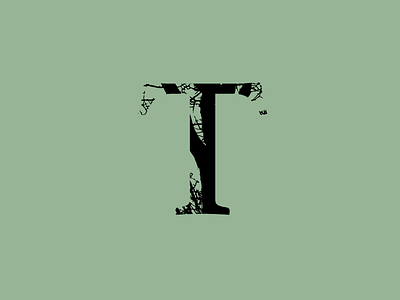 T 36 36 days of type 36 days of type lettering branches challenge design font font design jrdickie letter lettering letters nature t test text tree type typography vector