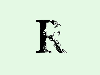 R 36 days of type 36days design earth experiment font font design jrdickie letter lettering letters nature r test text tree type type design typography vector