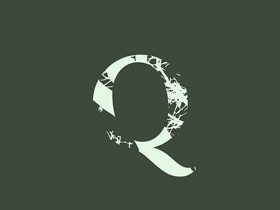 Q 36 36 days of type 36days 36daysoftype design experiment font font design jrdickie letter lettering letters nature q test text tree type typography vector