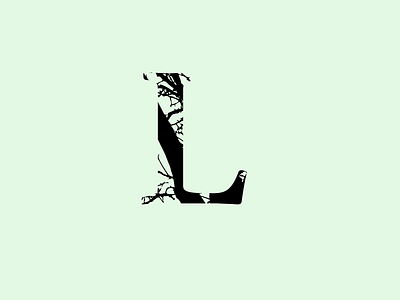 L 36 36 days of type 36daysoftype design experiment font font design jrdickie l letter lettering letters nature test text tree type type design typography vector