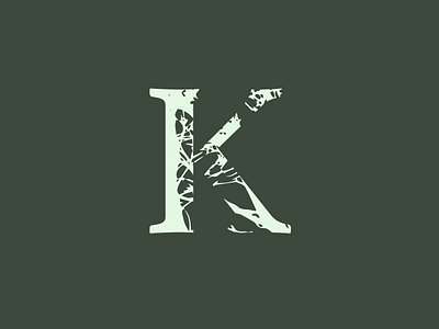 K 36 36 days of type 36days 36daysoftype design experiment font font design fonts jrdickie k letter lettering letters nature test tree type typography vector