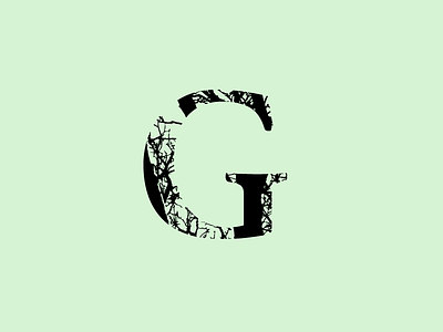 G 36 36 days of type 36daysoftype branches design experiment font font design font family g jrdickie letter lettering letters nature tree type type art typography vector