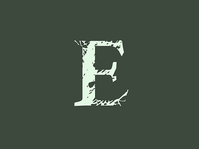 E 36 36 days of type 36daysoftype design e experiment font font design jrdickie letter lettering letters nature test text type type art type design typography vector