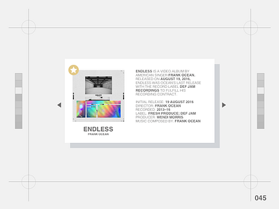 DailyUI #045 Info Card 045 45 clean dailyui dailyui045 design icon info card jrdickie minimal music sketch sketchapp slider ui uidesign ux uxdesign web design webdesign