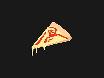 Strong Slice arm brand brand identity branding cheese design development food hand icon identity illustration jrdickie logo muscle pizza slice strong tomato vector