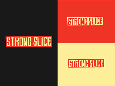 Strong Slice Font