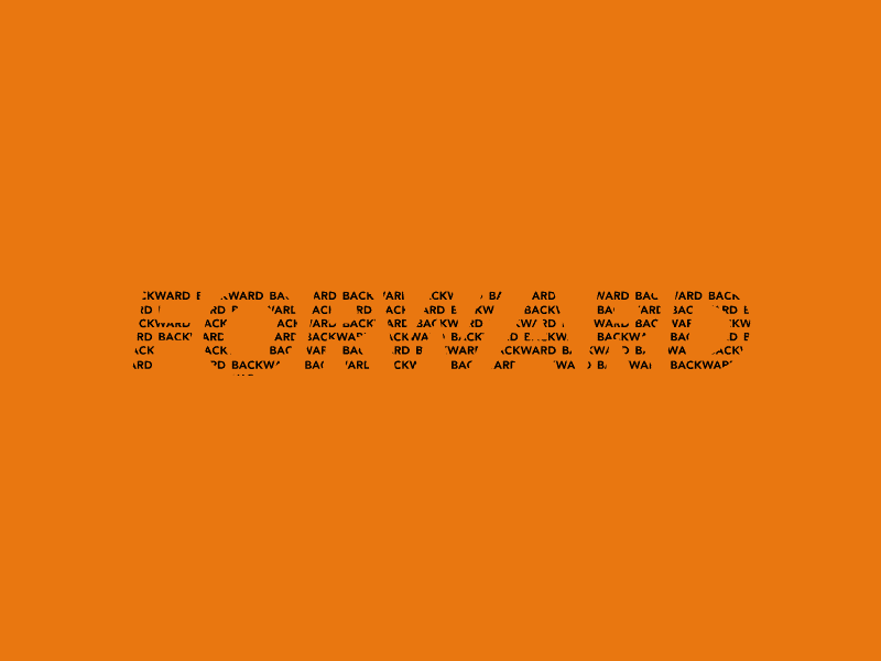 Keep moving FORWARD! animate animated animated gif animation backward brand branding design direction font forward gif jrdickie lettering minimal orange text type typography vector