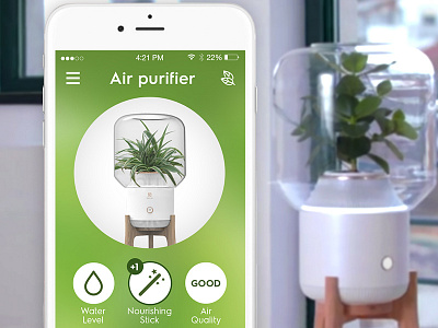 Air purifier - smart home app internet of things iot smart home