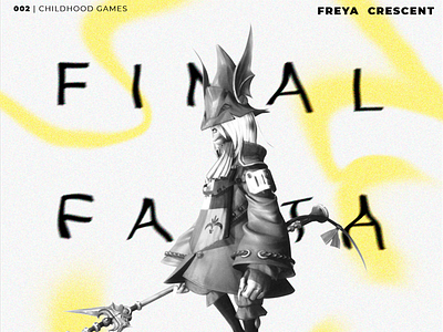 Childhood games 002 | brand branding colors dragoon ff9 final fantasy games gradient illustration posters print print design