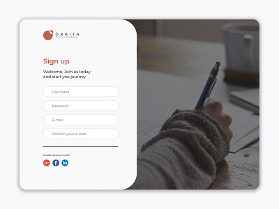 Sign up | Daily UI 001 sign up signup ui design webdesign