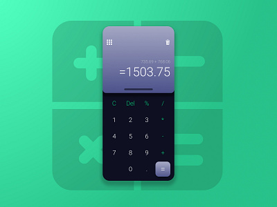 Daily UI 04 | Calculator'