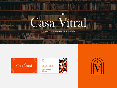 Casa Vitral brand branding colors design gráfico logo logo design typography