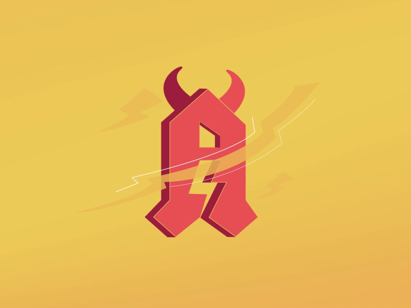 A 36dayoftype acdc aftereffects animation illustration lettering motion design motiongraphics rock type typography