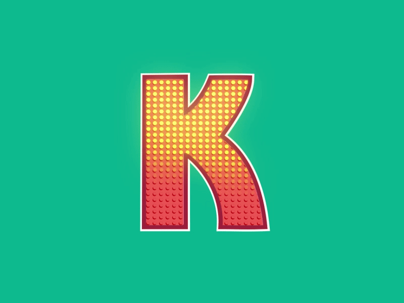 K 2d 36daysoftype aftereffects animation fire fireworks goodtype kiss kissband lights motion design motiongraphics rocknroll shinny type