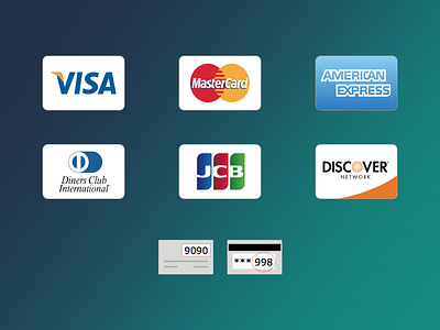 Credit Card Icons Freebie