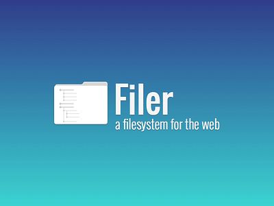 Filer file filer flat folder gradient