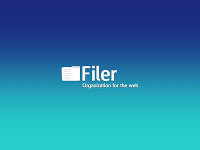 Filer 2.0 file filer flat folder gradient