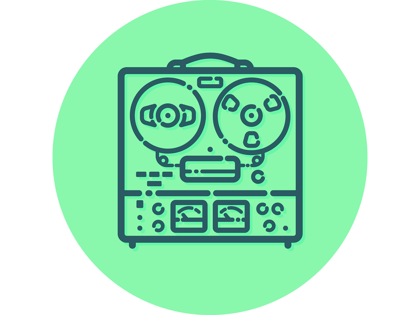 Reel Tape Recorder by Maxim Kulikov on Dribbble