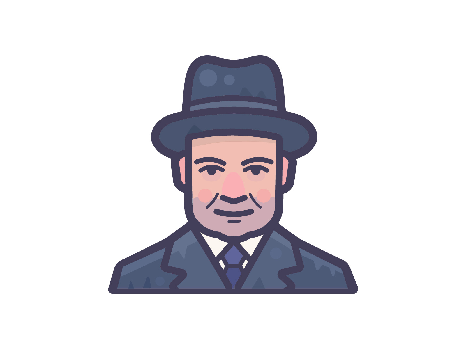 Man In Hat Icon by Maxim Kulikov on Dribbble