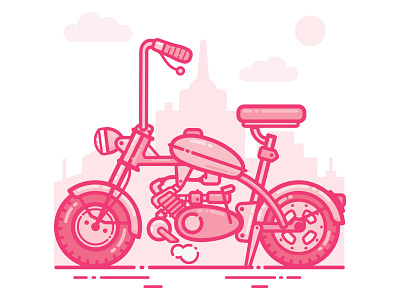 Motorbike Icon man