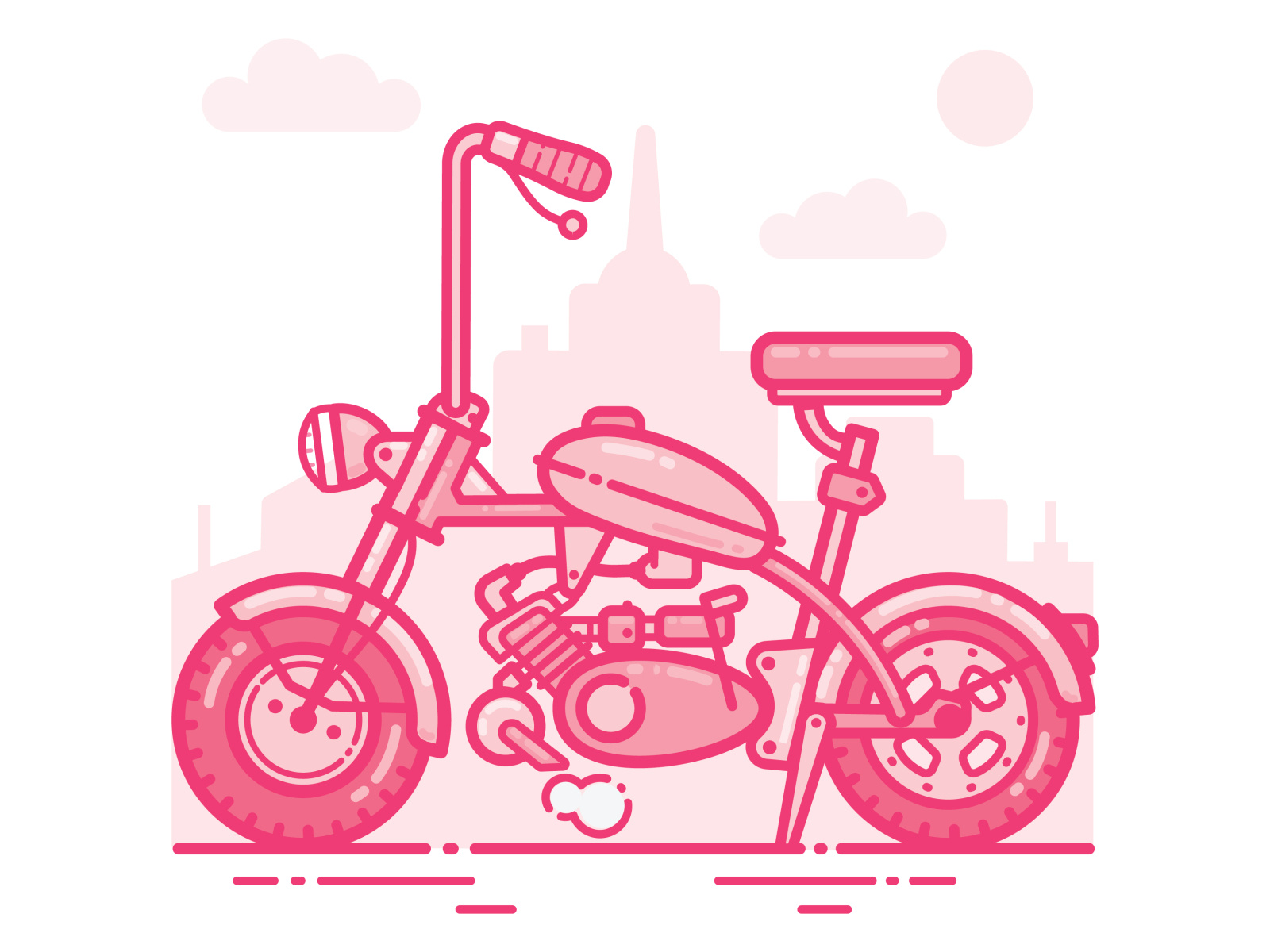 Motorbike Icon by Maxim Kulikov on Dribbble