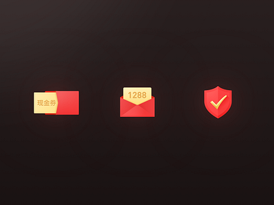 红包icon app icon logo ui