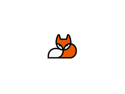 fox fox logo mark minimal