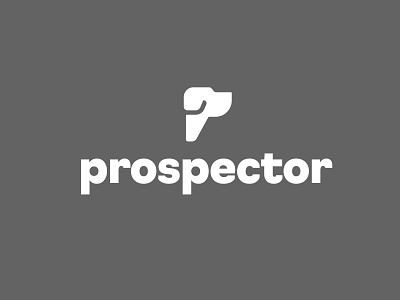 prospector dog logo p