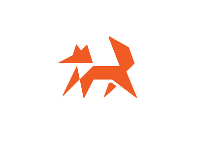 fox animal fox foxy logo mark minimal