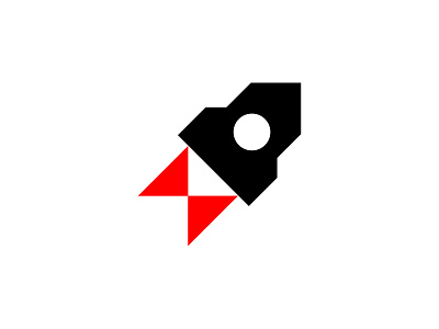 rocket logo logo minimal rocket